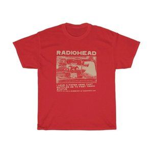 Vintage Radiohead Band Rock Thom Yorke Vintage Gildan Unisex T-Shirt Star Rock